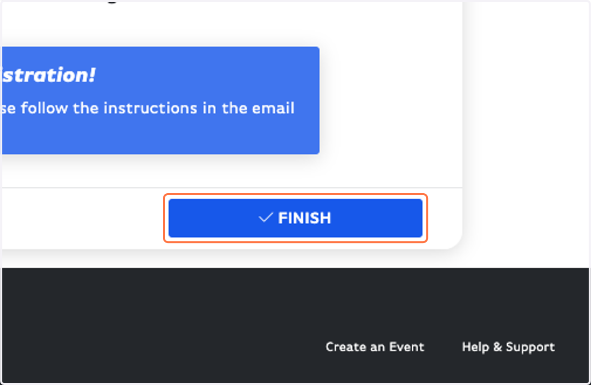 Click on FINISH and you are DONE!!