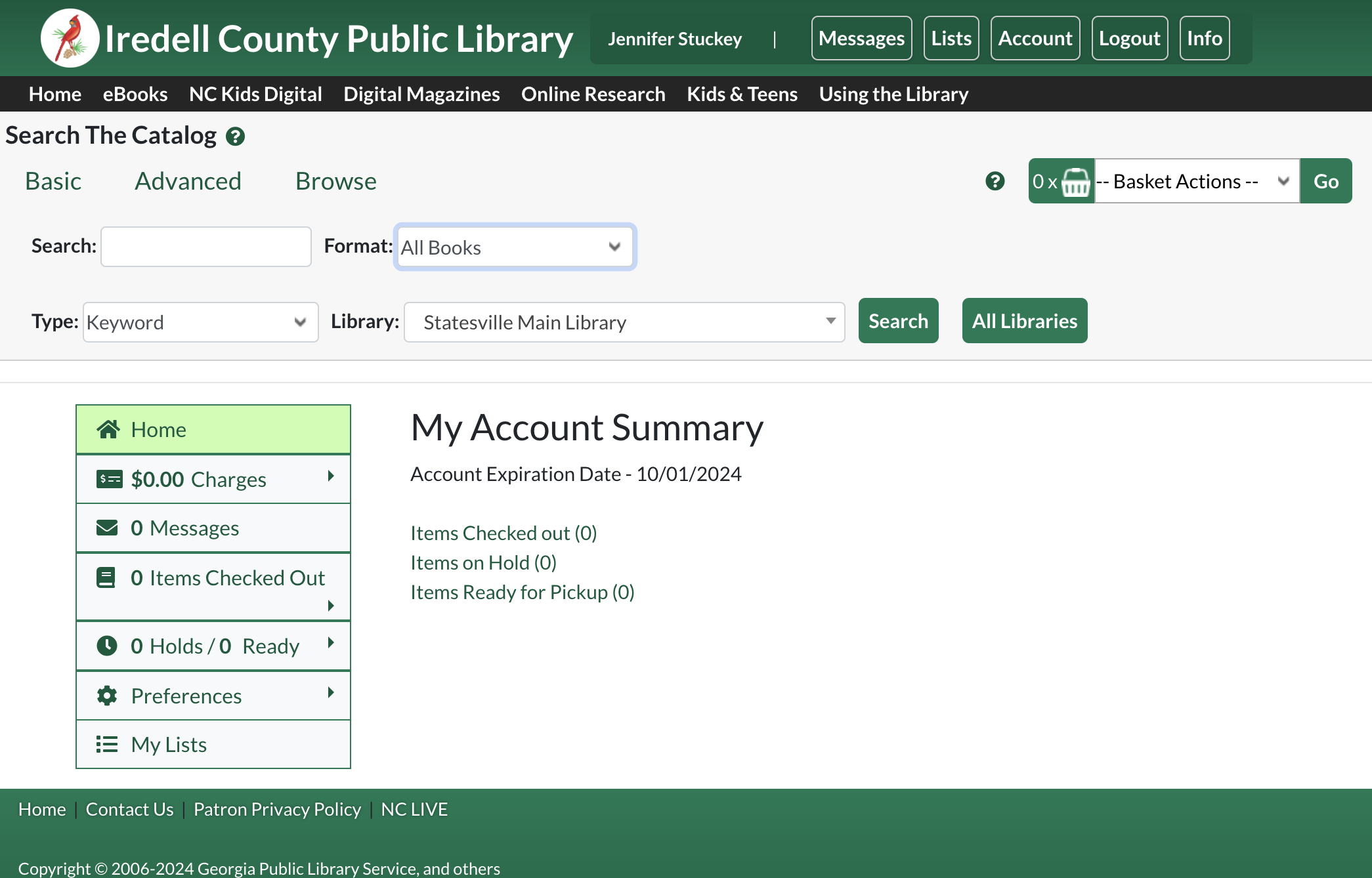 Select 'All Books' from Format