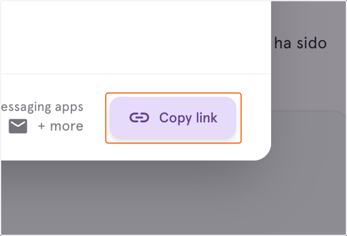 Option 1: Click on Copy link