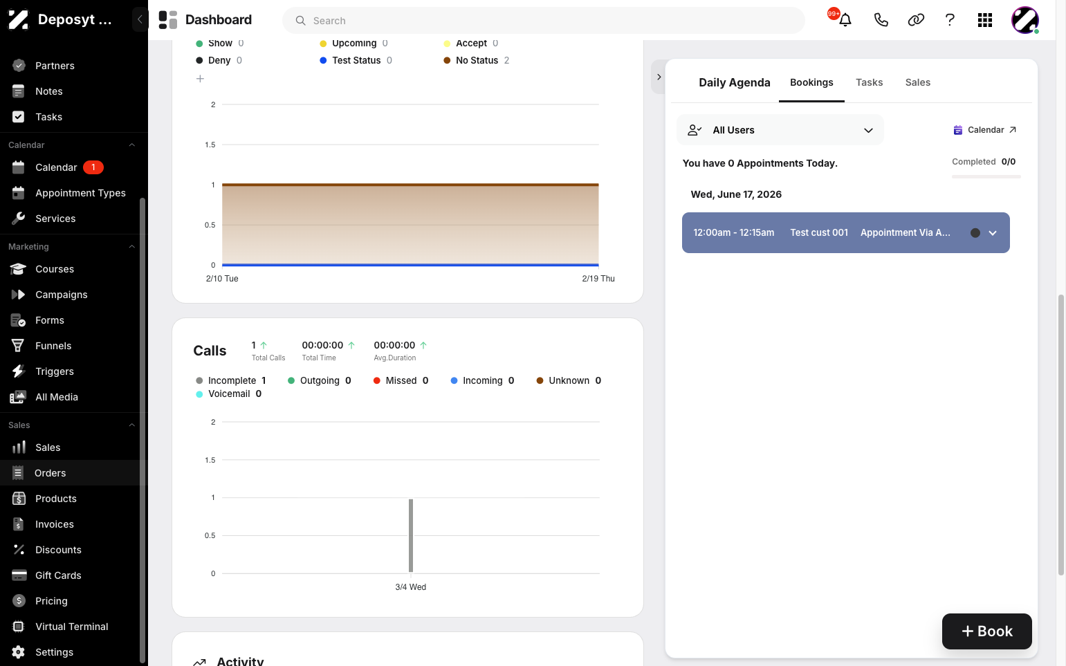 Step 1: On your Dashboard, navigate to the Orders tab under the Sales section.