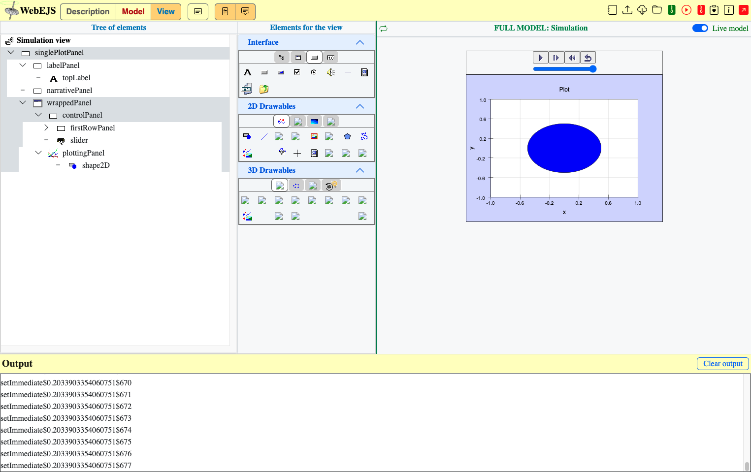Click on controlPanel