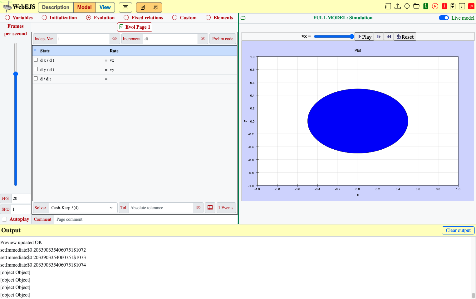 Click on Variables