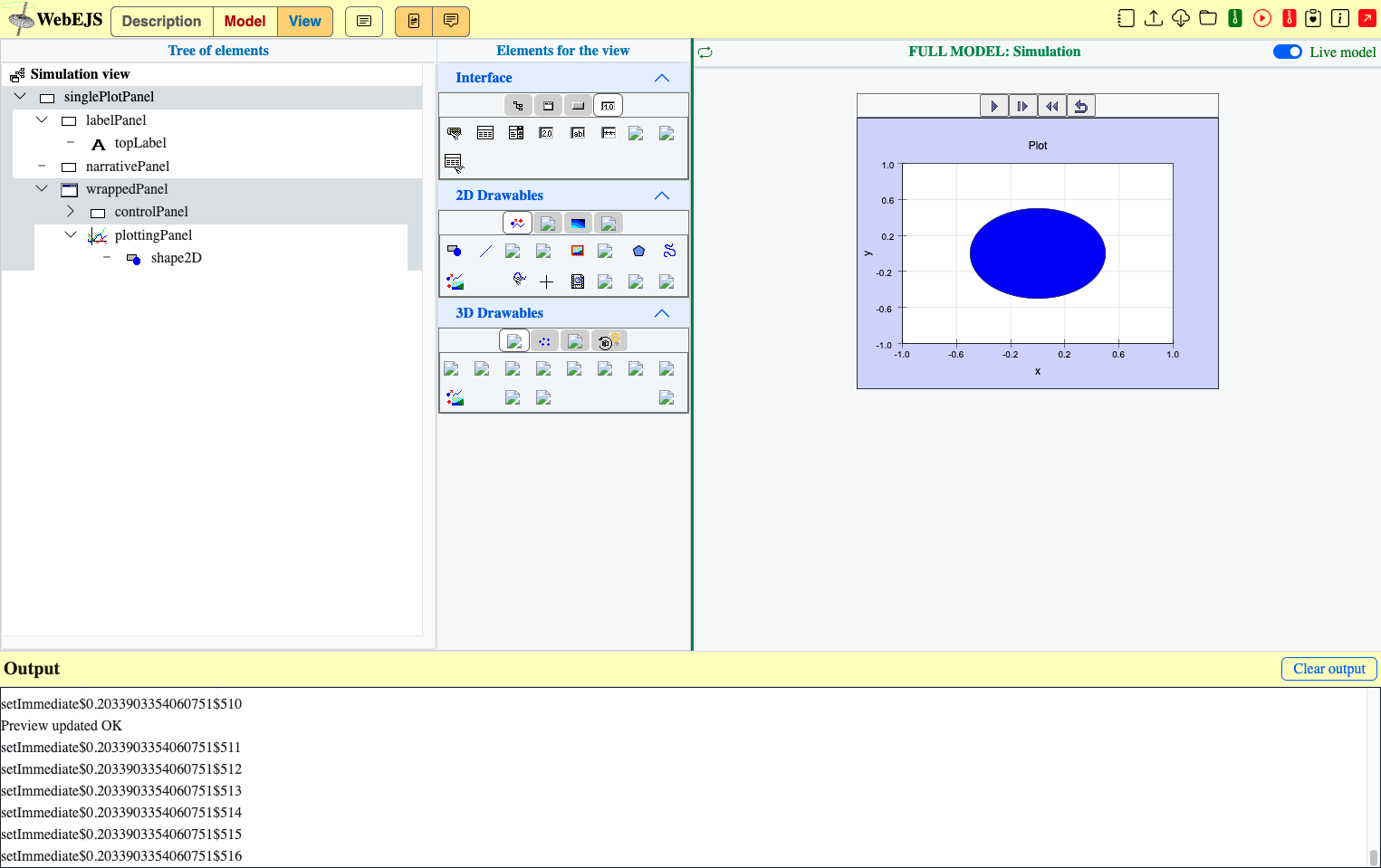 Click on controlPanel