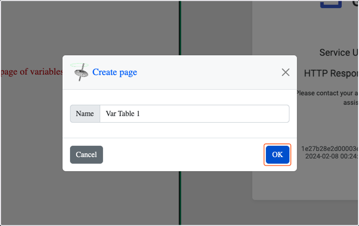 Click on OK