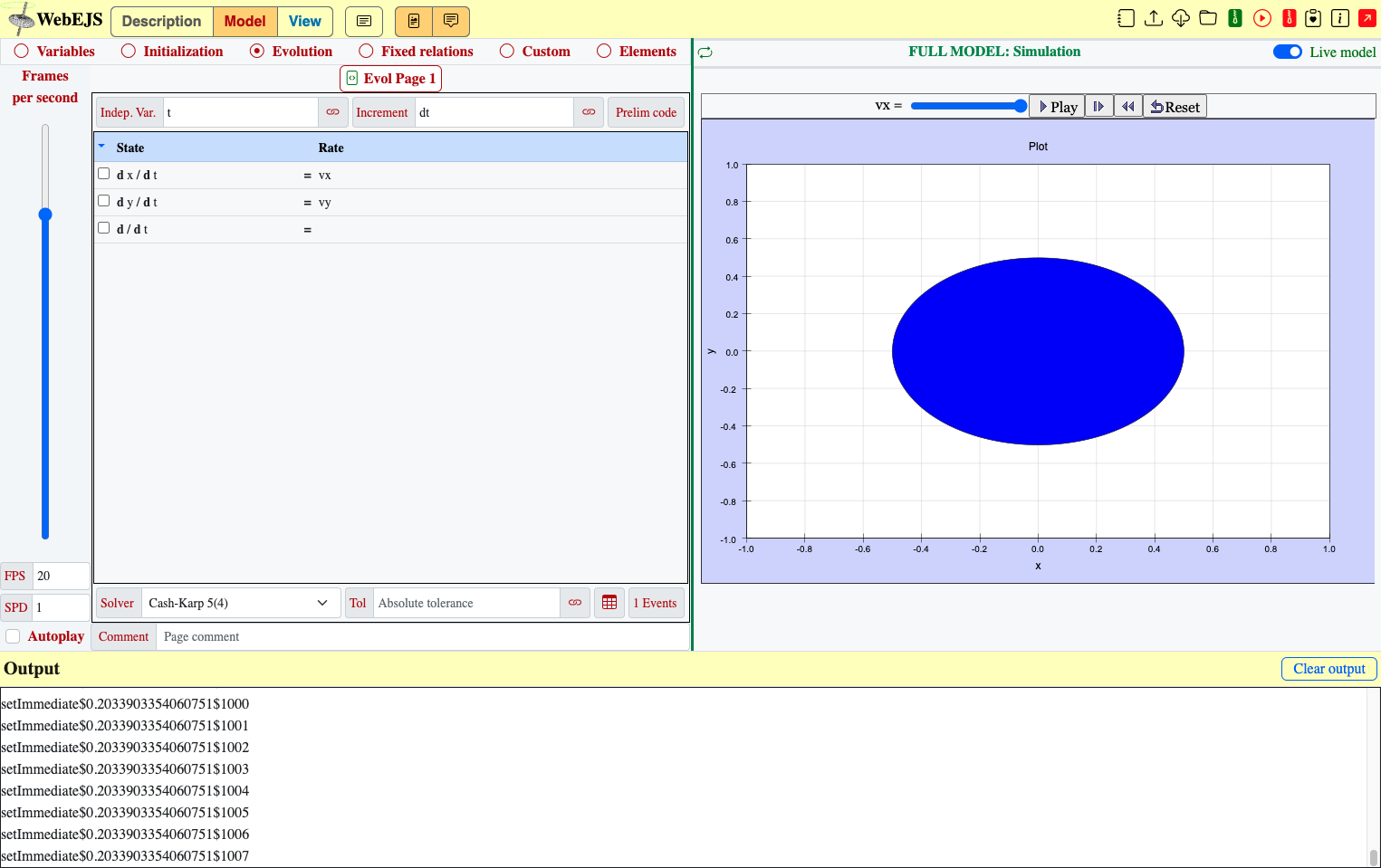 Click on Variables