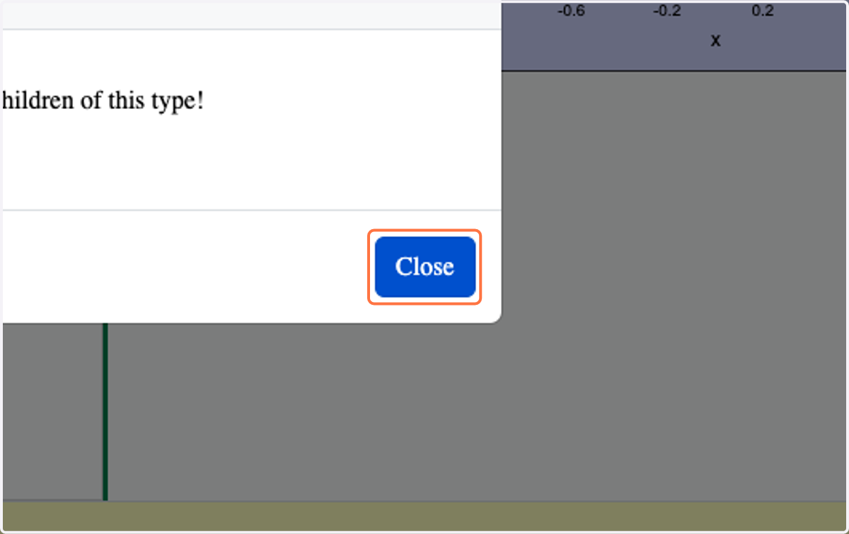 Click on Close