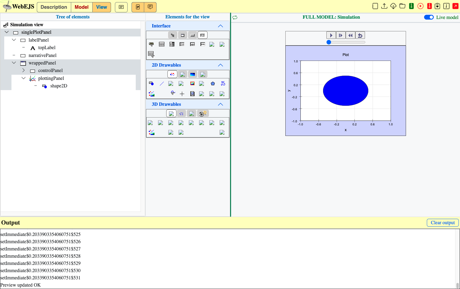 Click on controlPanel