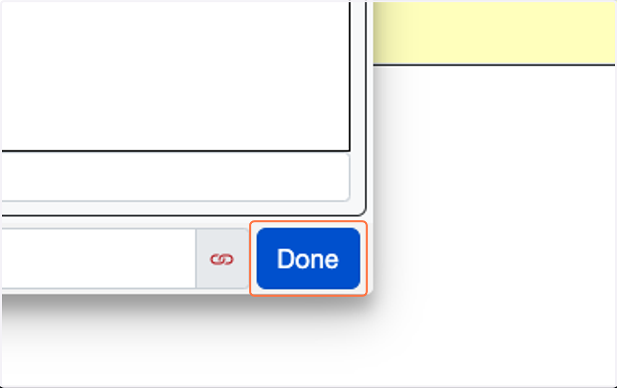 Click on Done