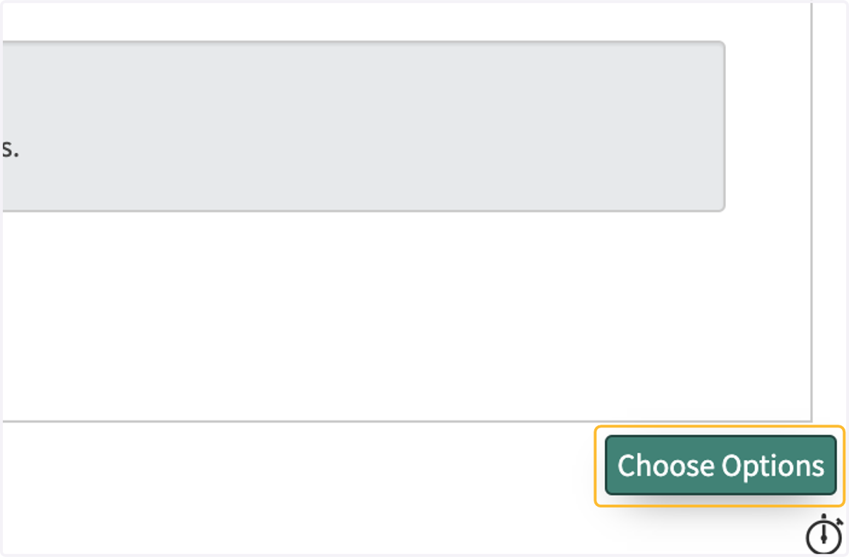 Click on Choose Options…