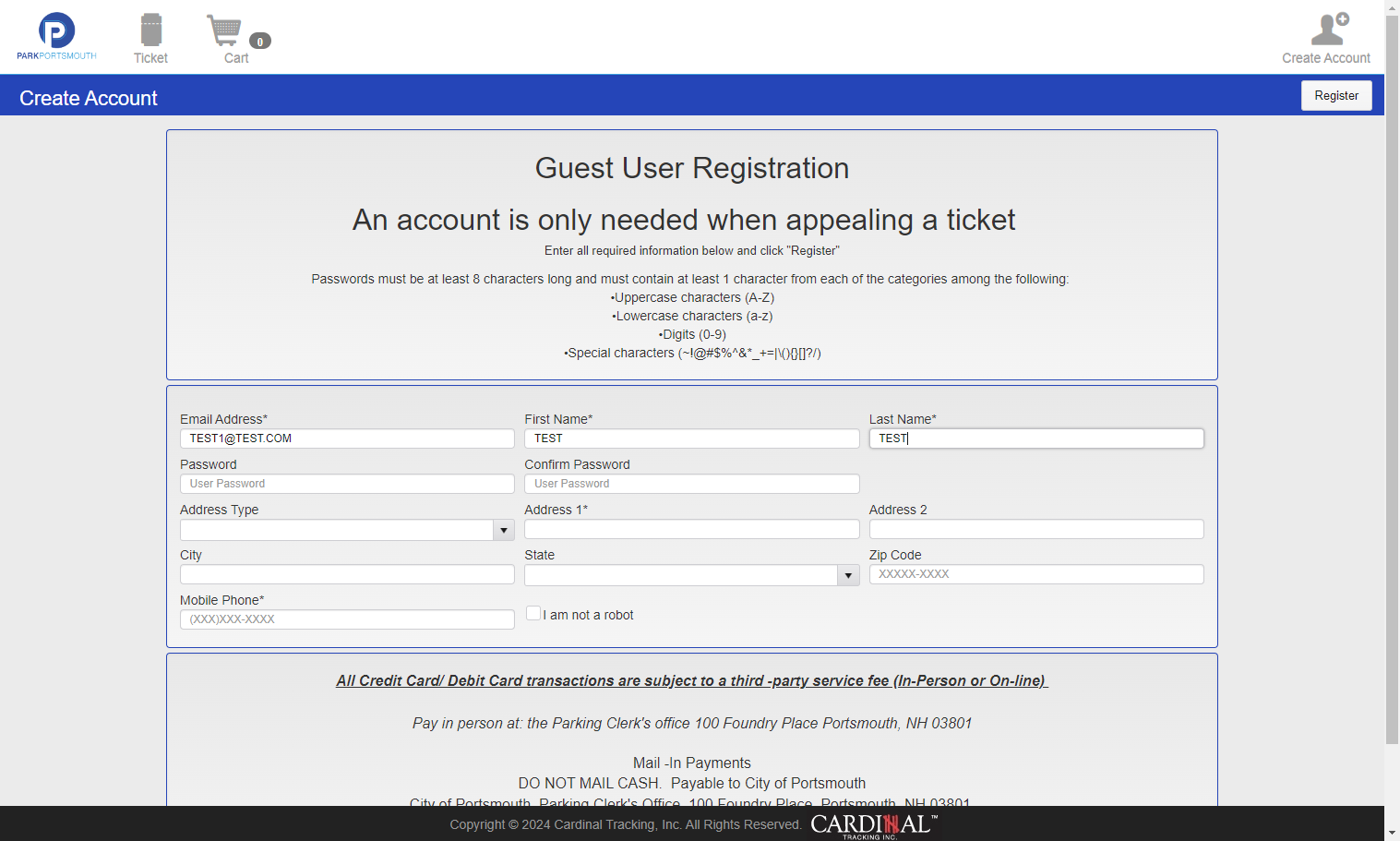 Enter your Last name