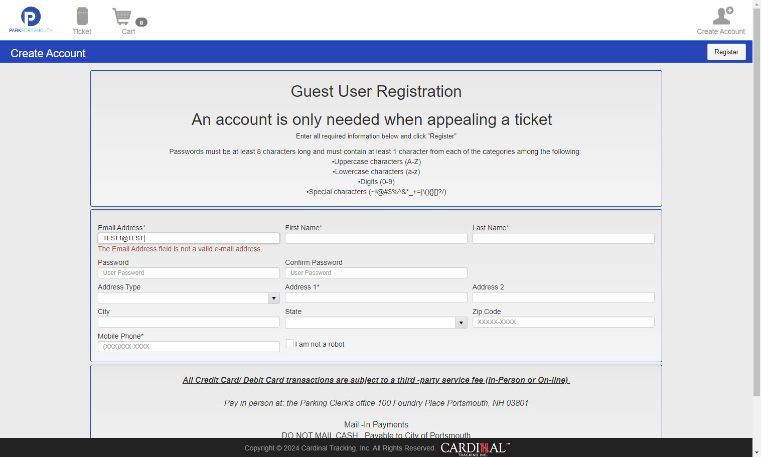 Enter your email address
