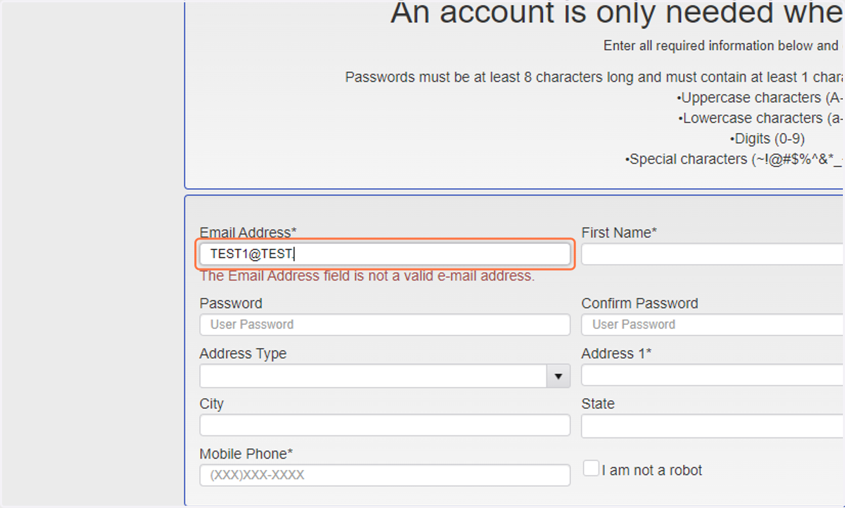 Enter your email address