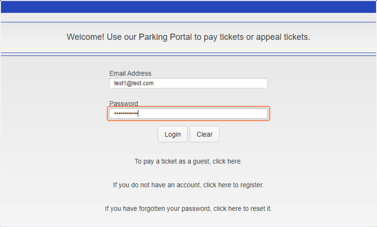 Enter your password