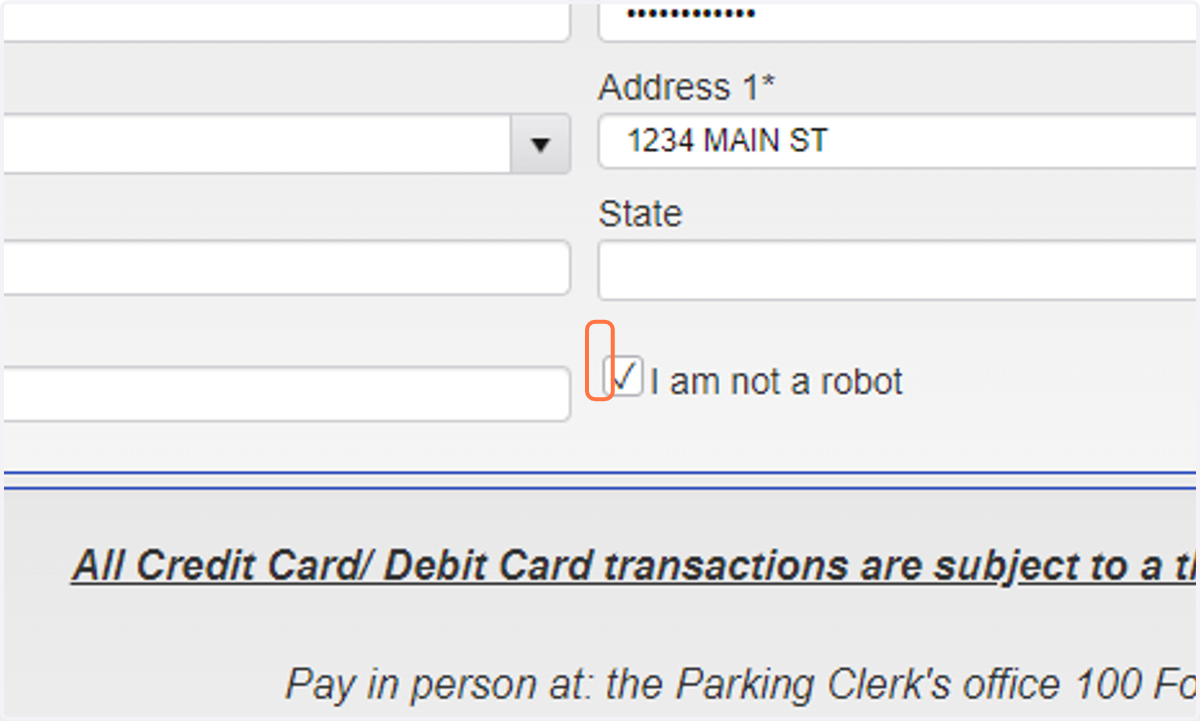 Check I am not a robot