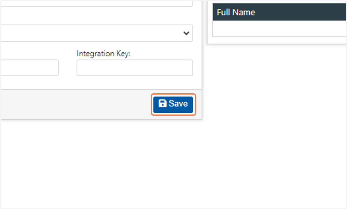 Once all the details have been captured, click on "Save"