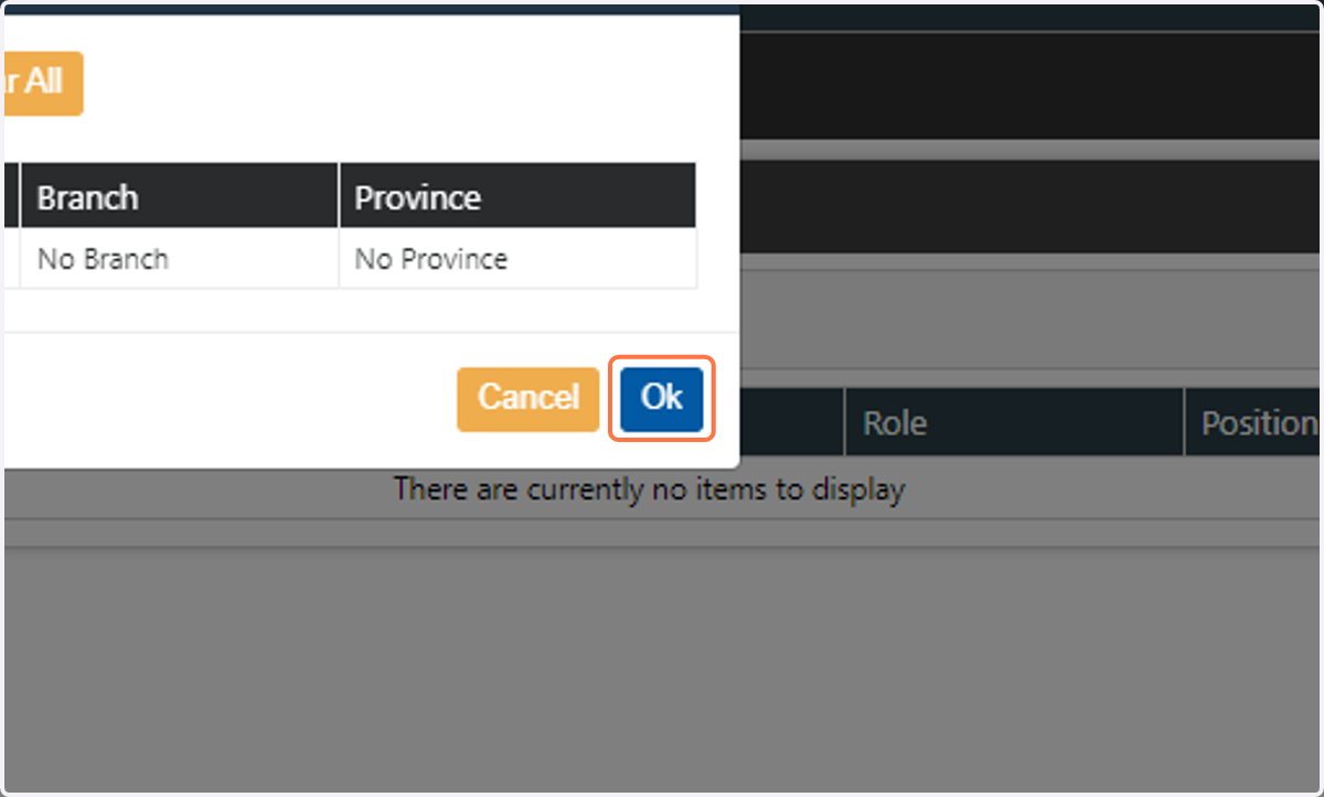 Click on "Ok" and you have successfully created a new branch