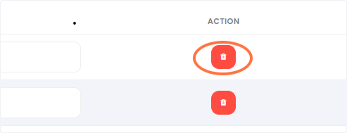 Klik ikon 'Action' seperti di bawah untuk padam.