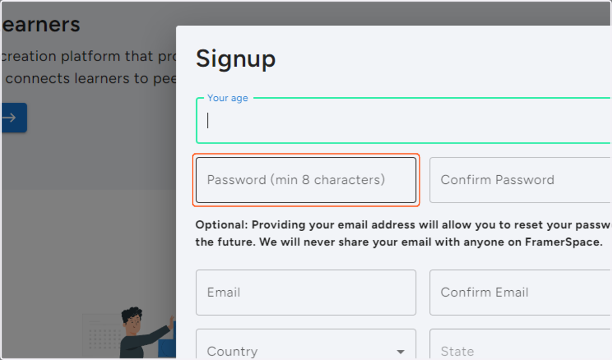 Enter your Password
