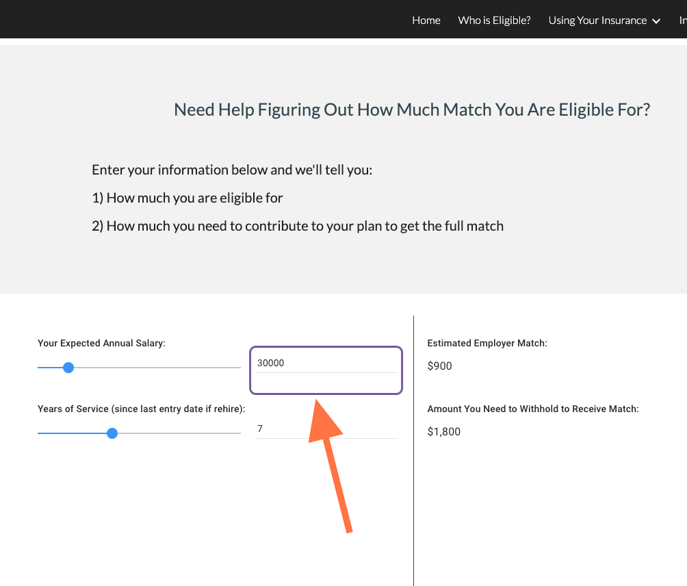 Next to "Your Expected Annual Salary" list your expected yearly income amount