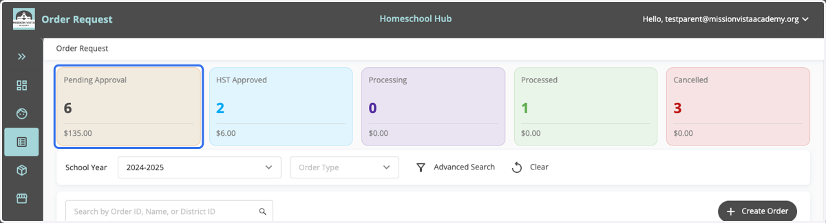 Order Status