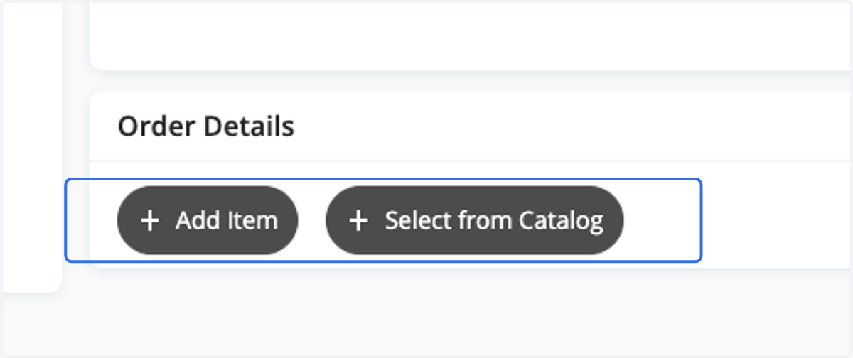 Select Method for Entering Details