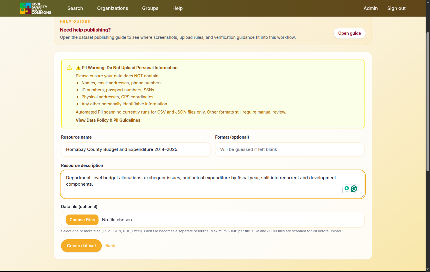 Provide a description of your resource