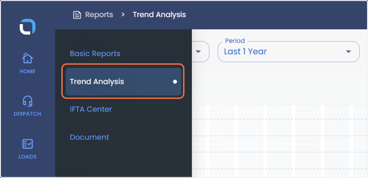 Click on Trend Analysis