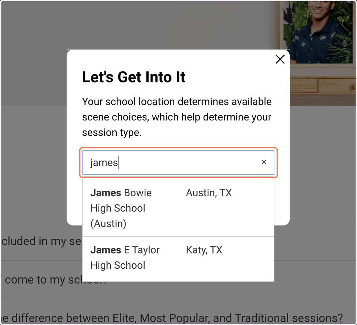 Type "james"