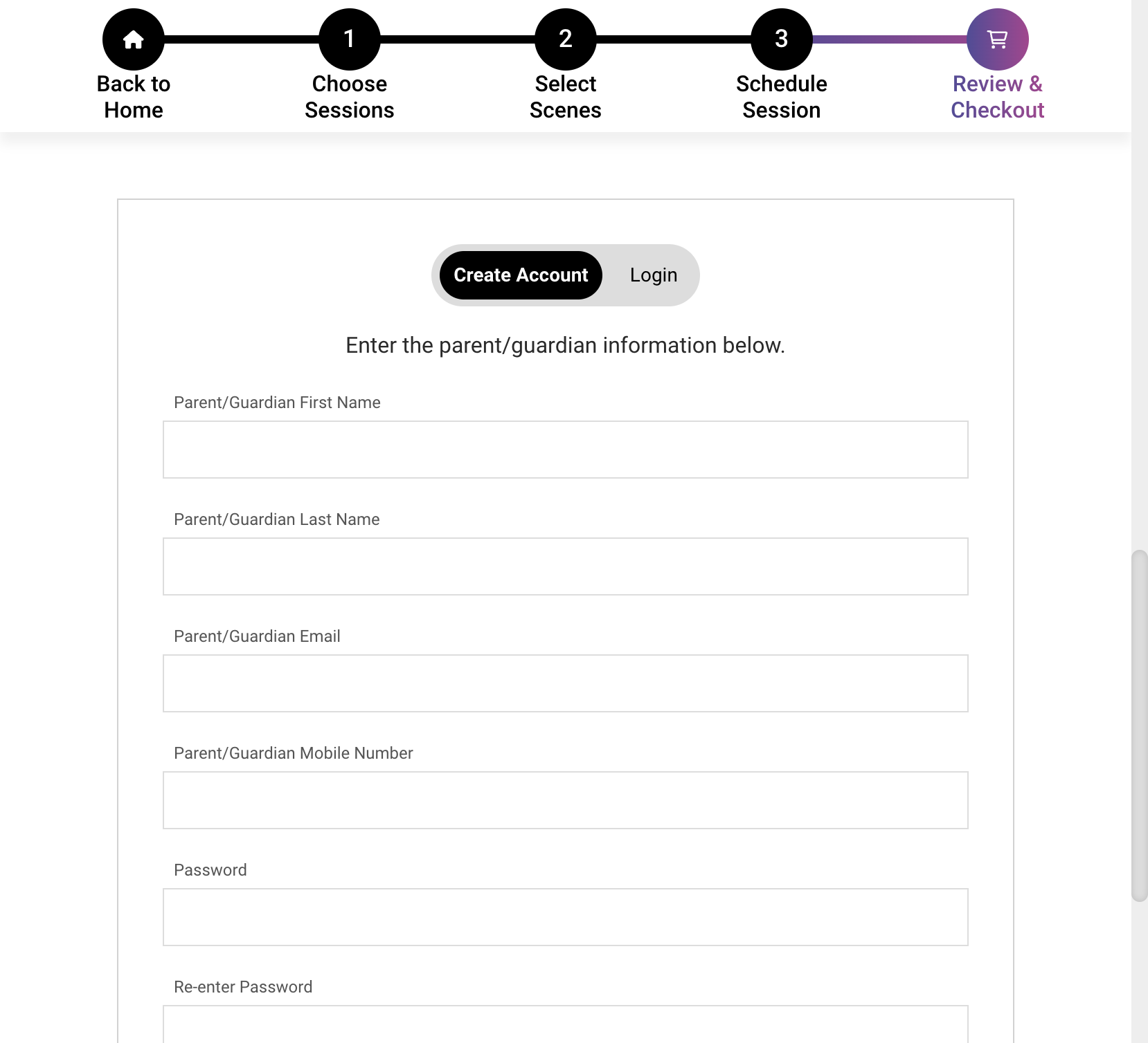 Click on Parent/Guardian First Name