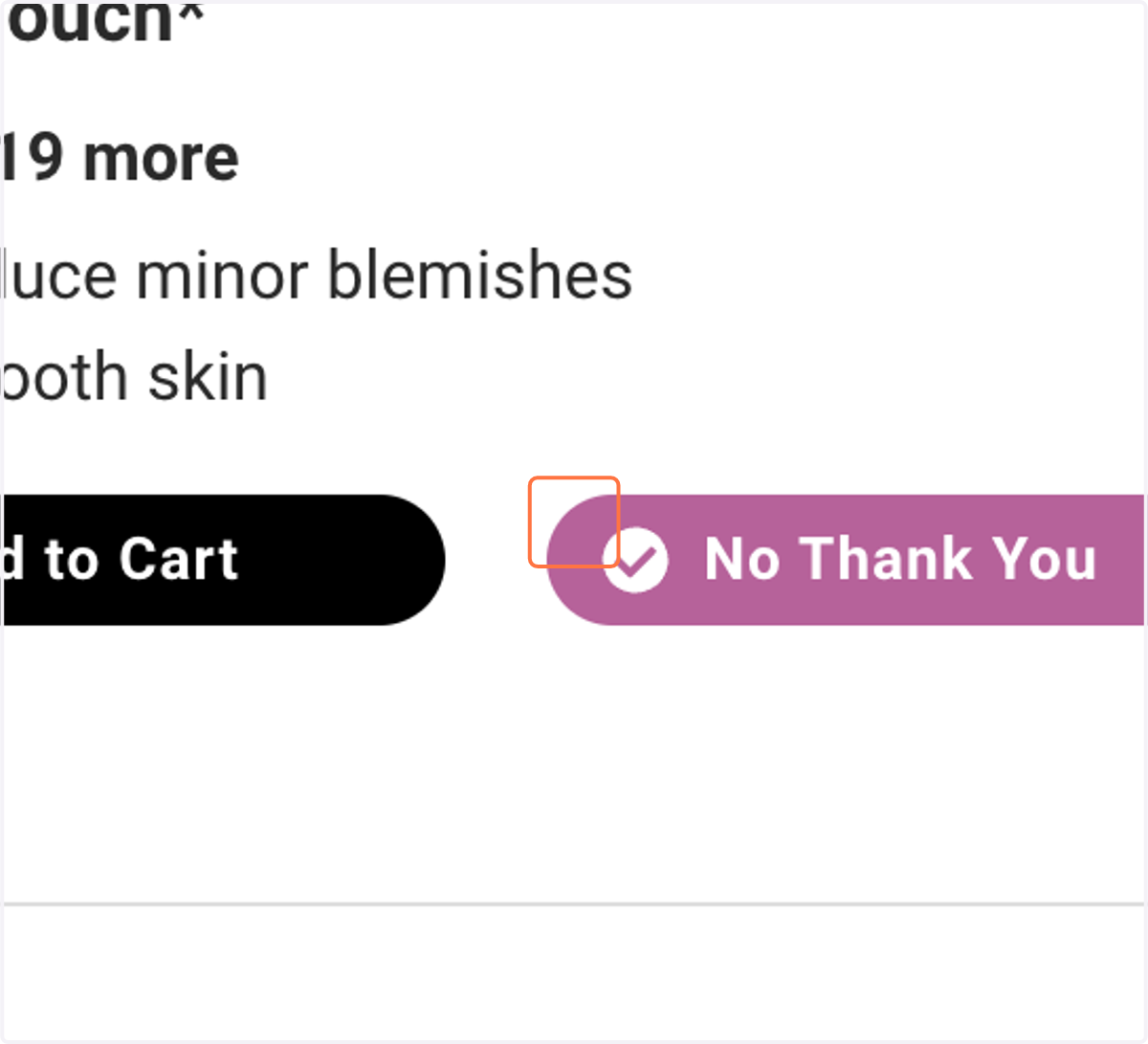 Select No Thank You