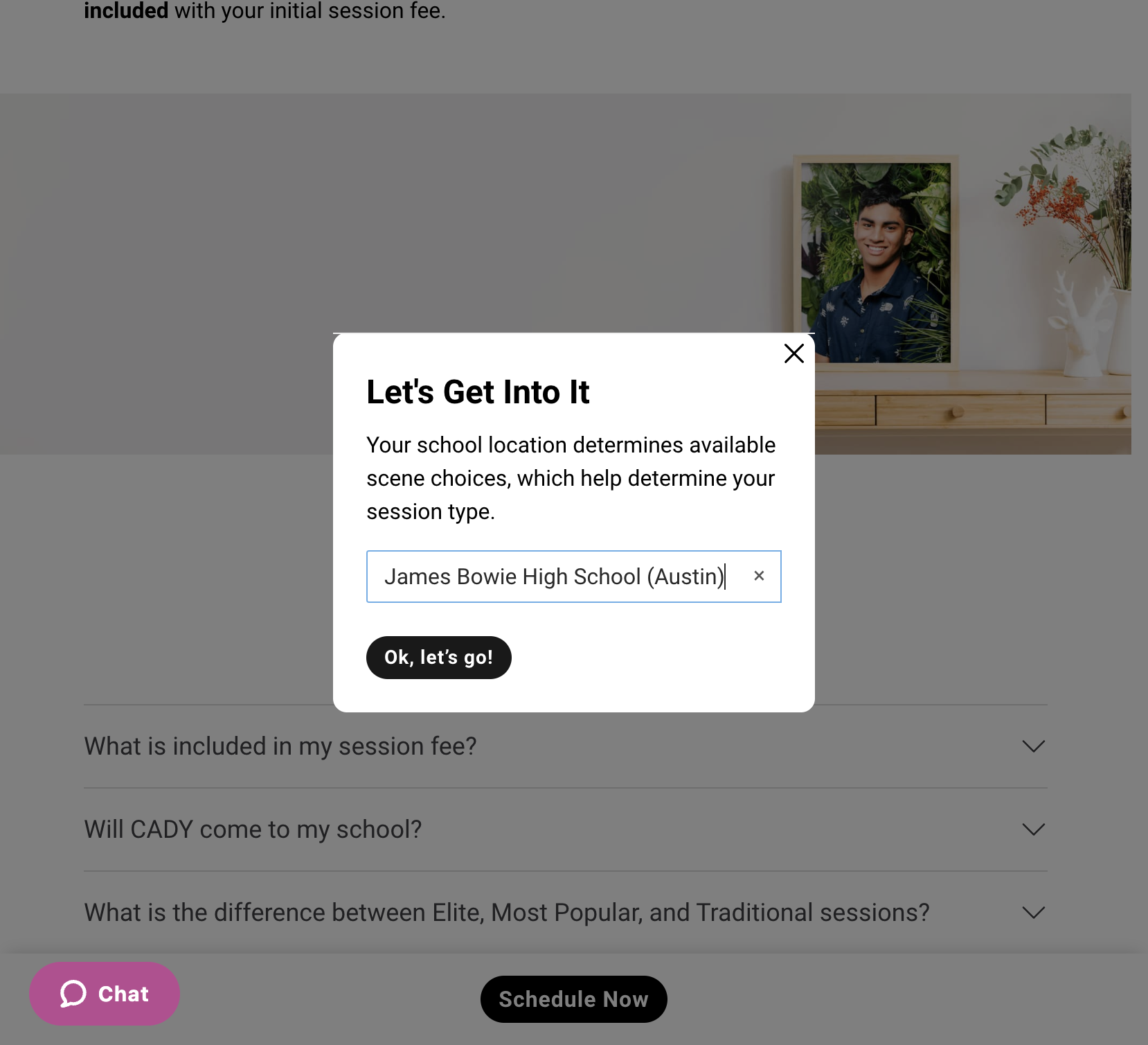 Click on Ok, let’s go!