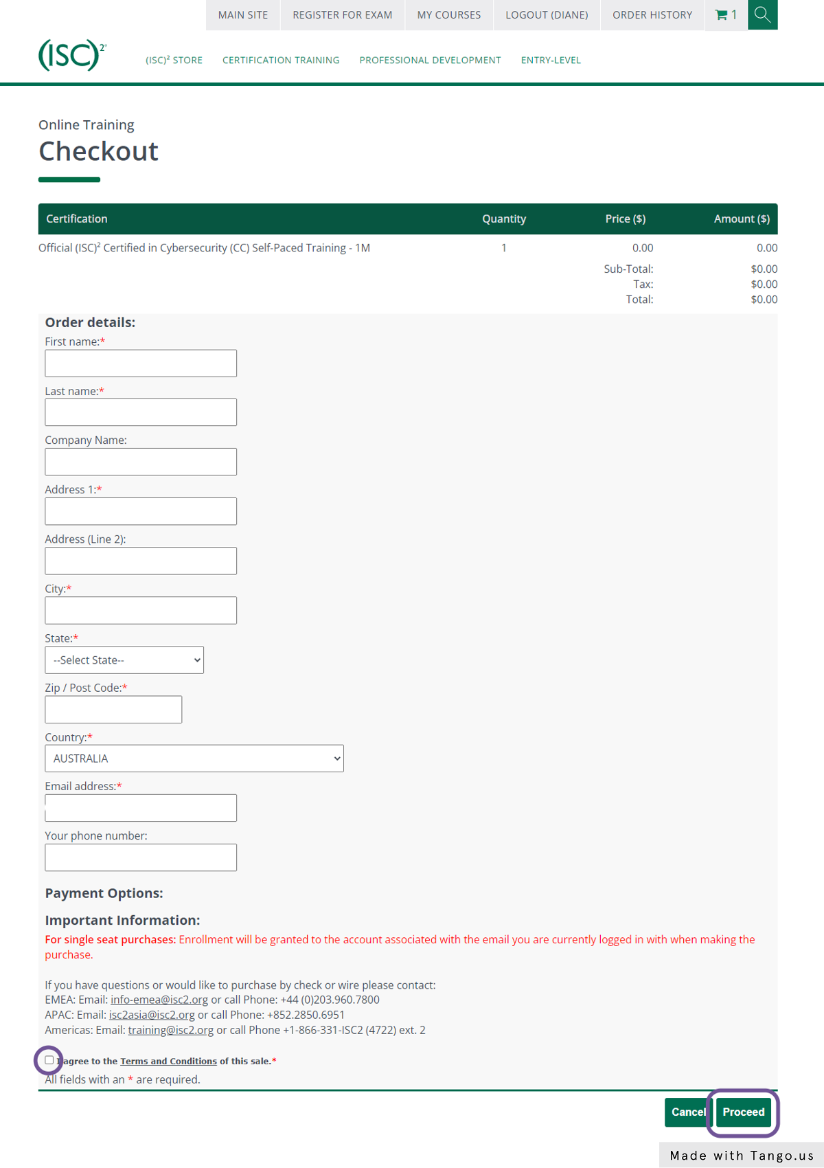 Isc Cc Risk Identification How to Enrol in the (ISC)² Certified in Cybersecurity℠ (CC) Online Self ...