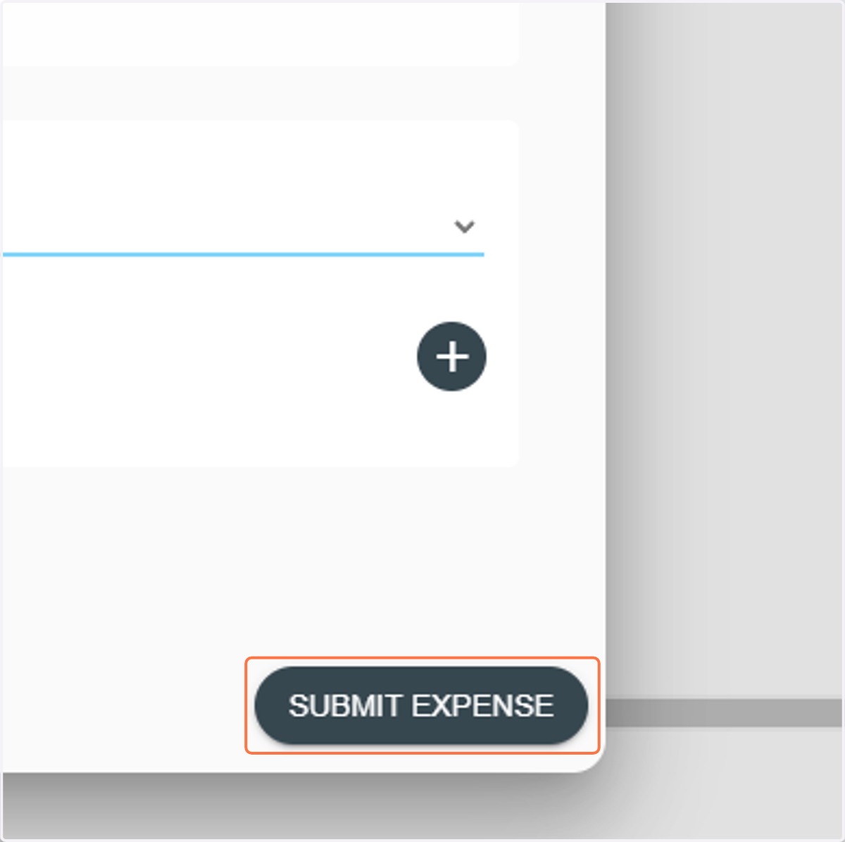 Click on SUBMIT EXPENSE