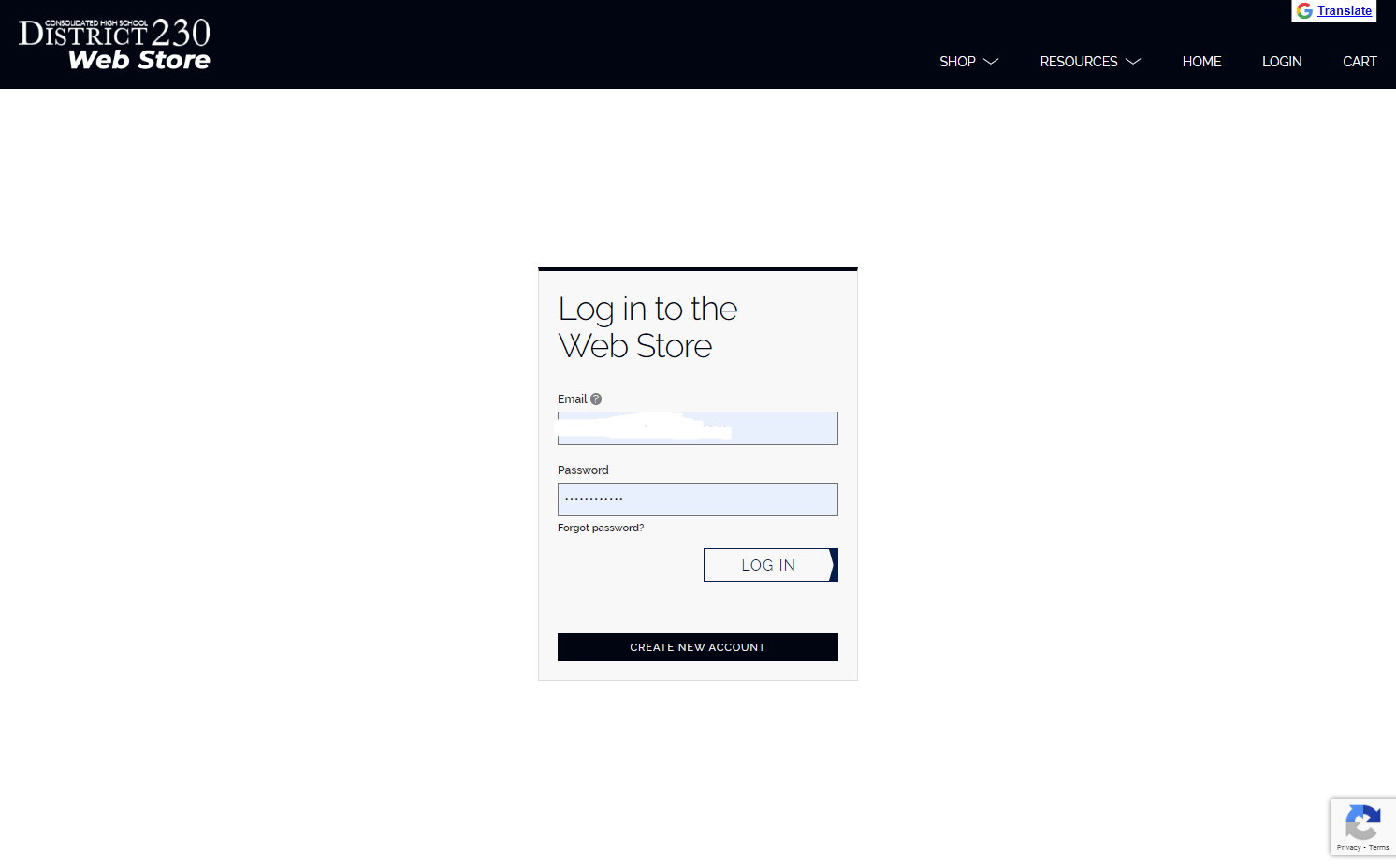 Log into the Rev Track Account