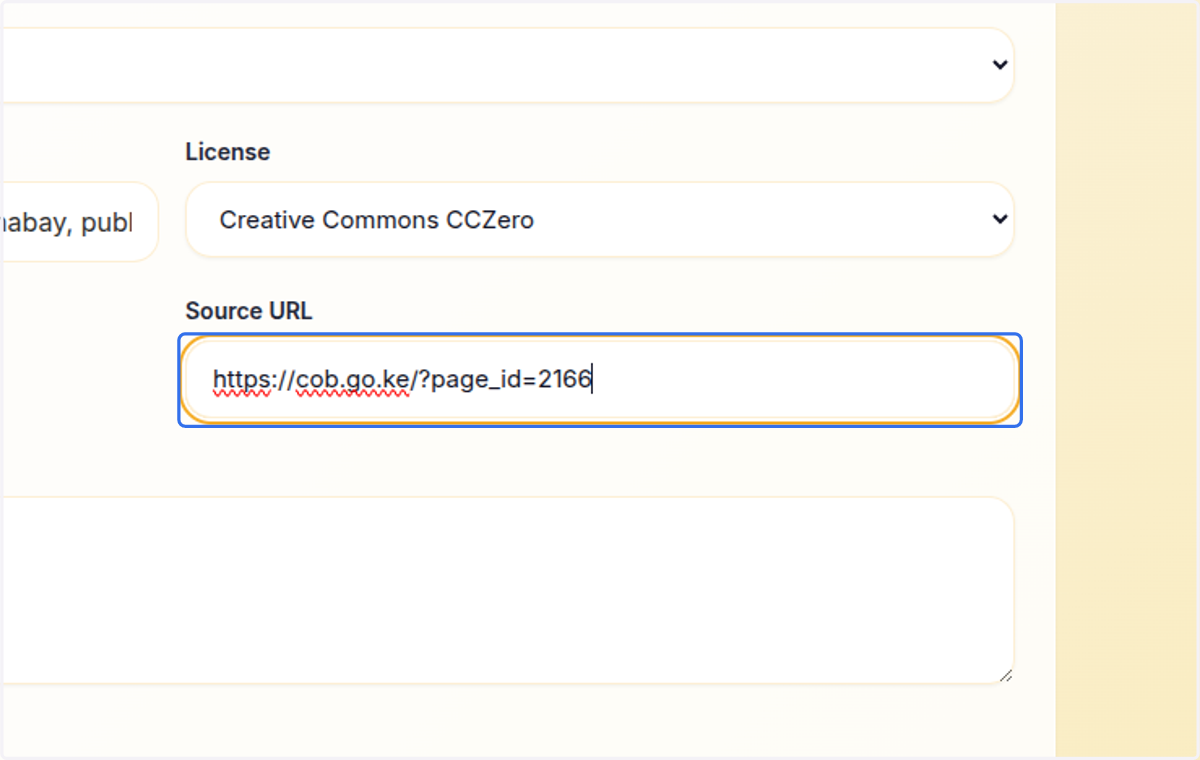 Provide the source URL for this data: leave the field empty if the data came from the organization.