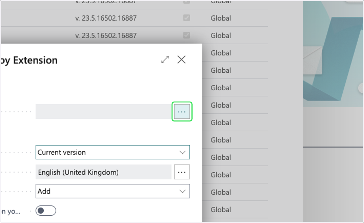 Click on the select button (...) for the "Select .app file" field