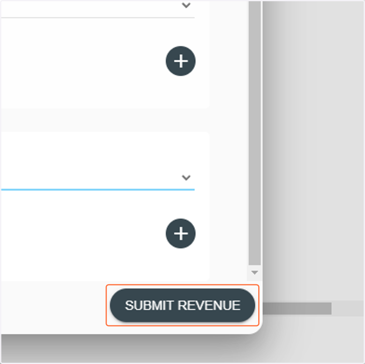Click on SUBMIT REVENUE