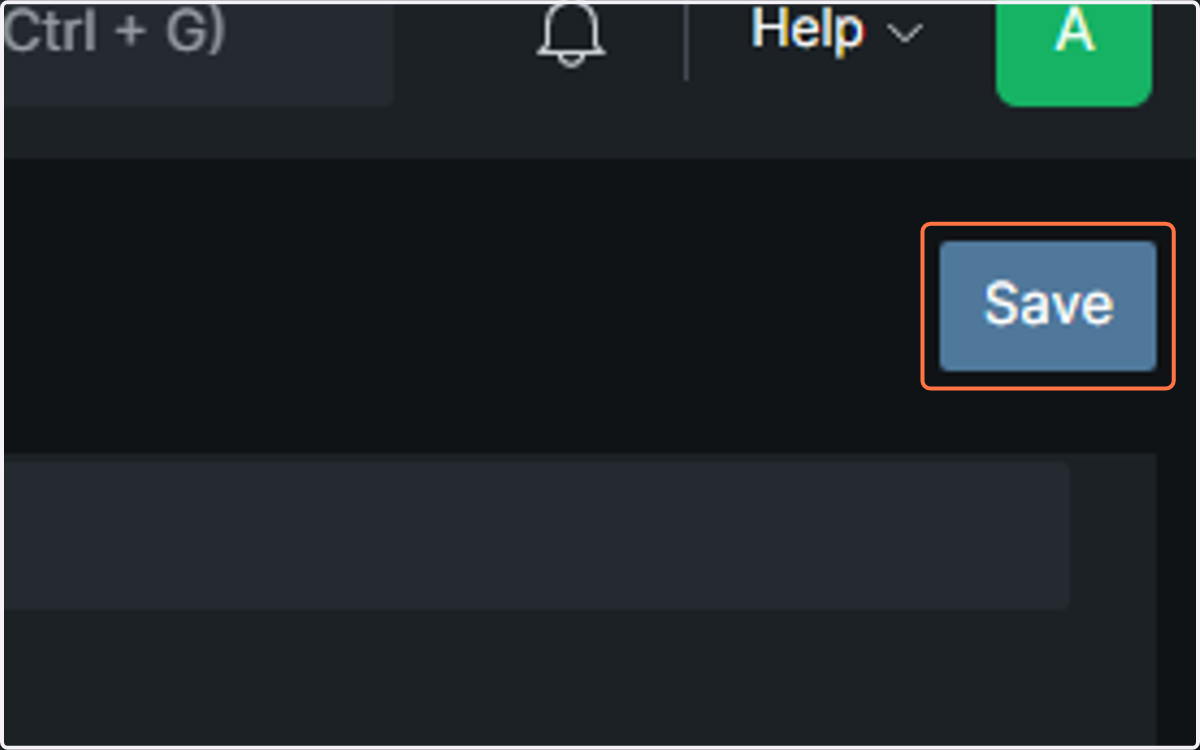 Click on Save