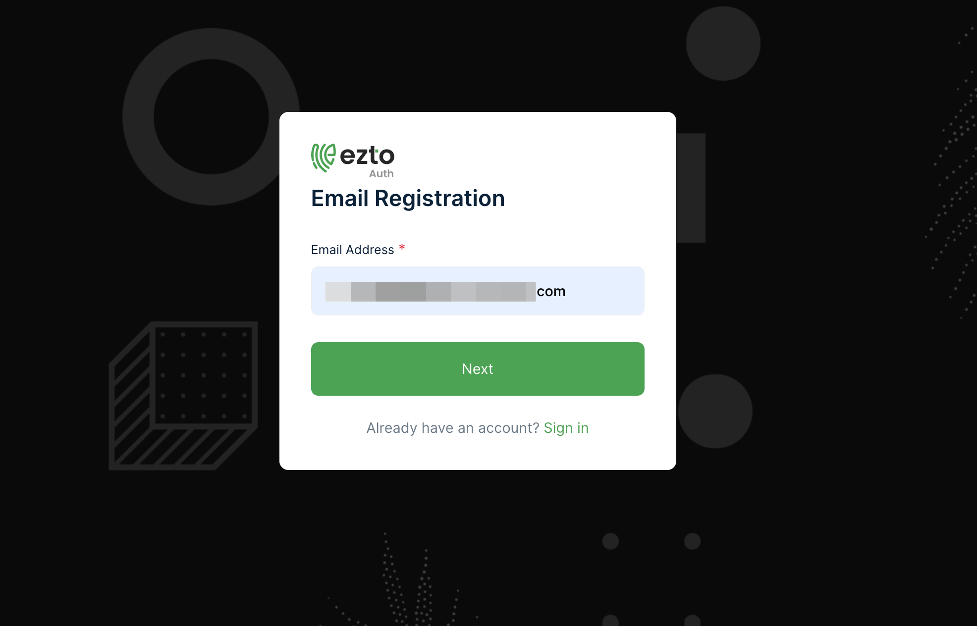 Email Registration