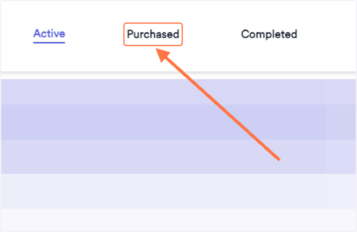 Now go to the purchased section to download and print your labels, track orders, and schedule USPS Pickups