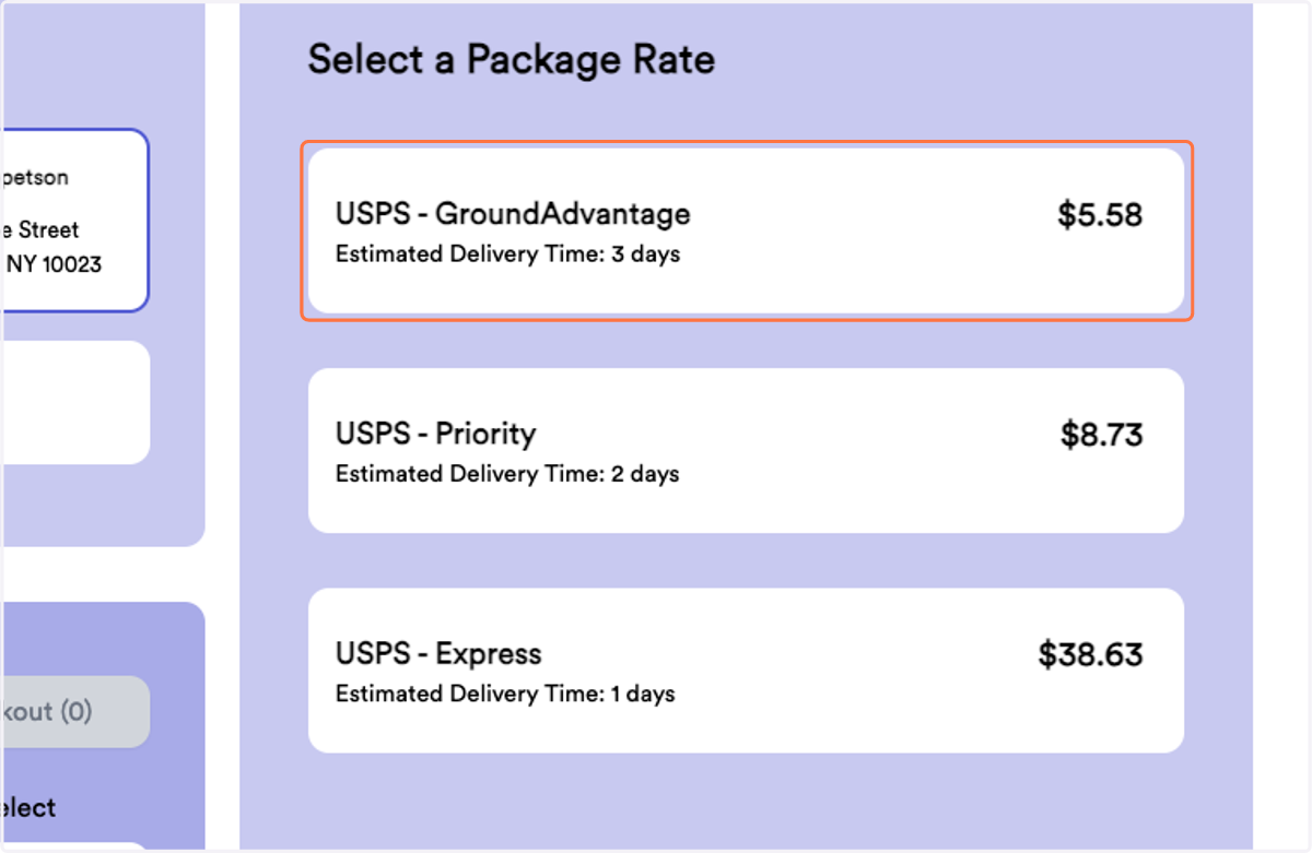 Select the rate that is best for you!