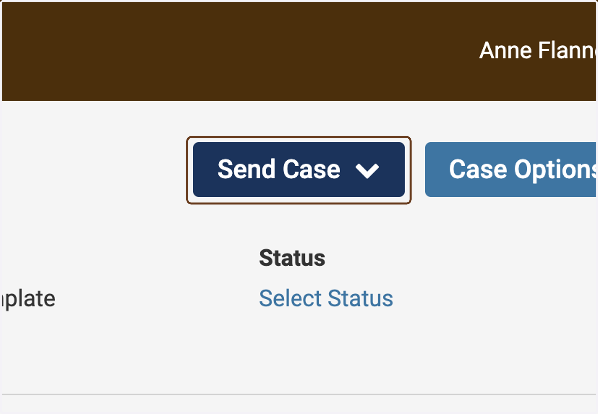 Click on Send Case