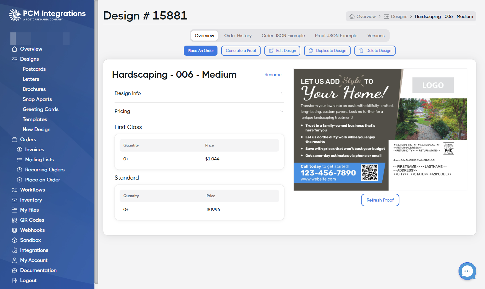 Congratulations! Your design is ready!