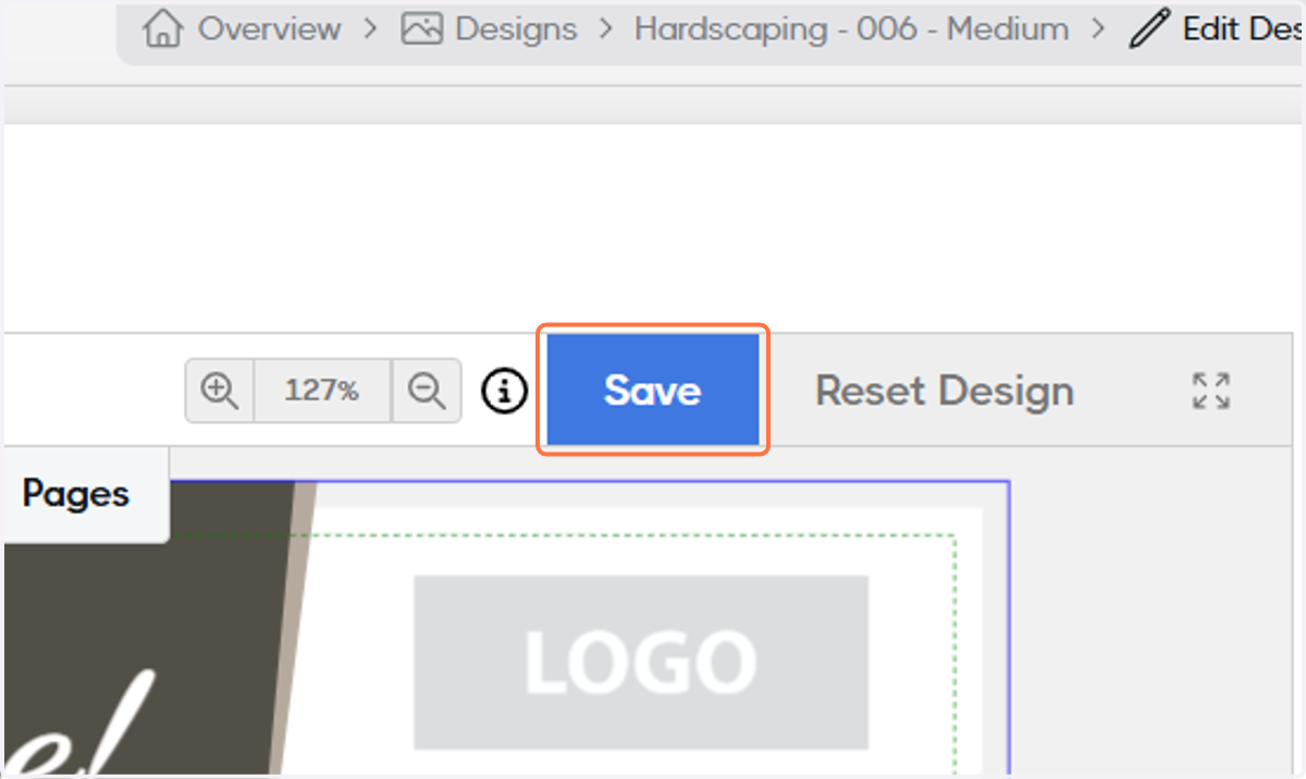 Click on Save