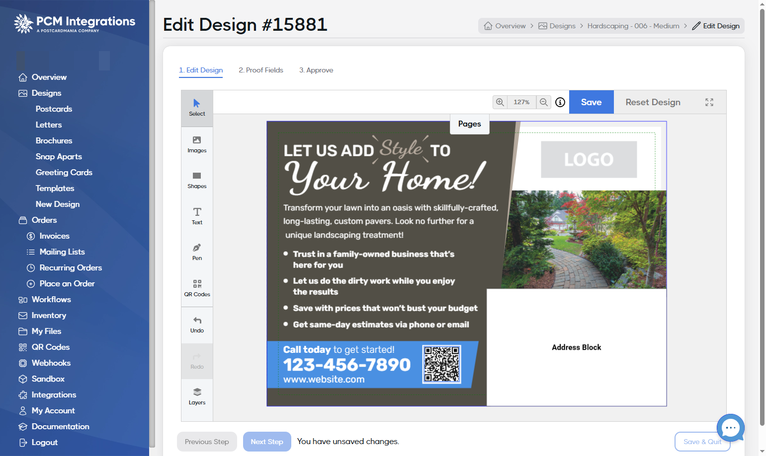 Click and drag the QR code