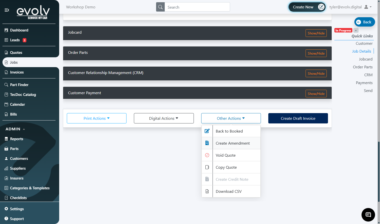 Edit an Invoice