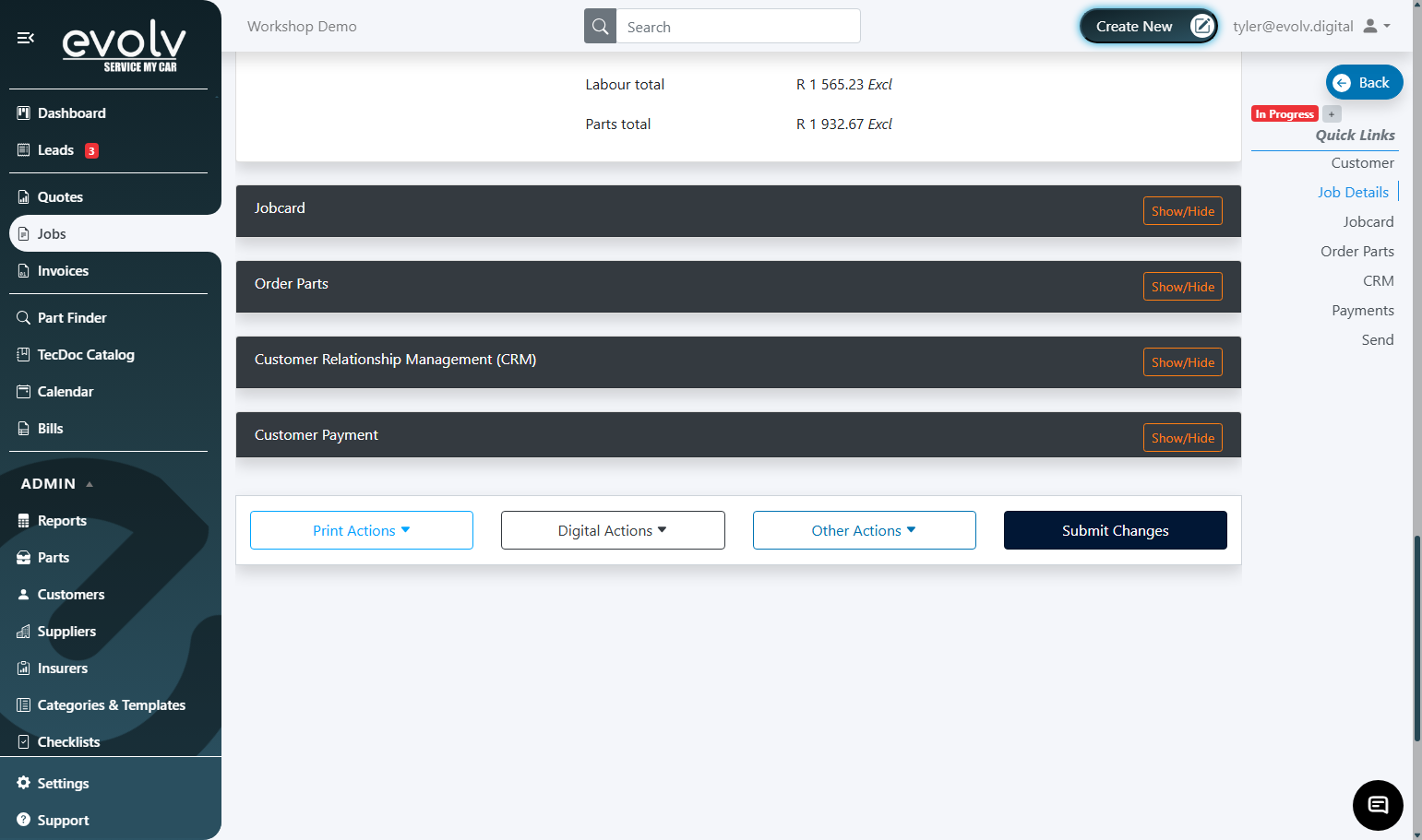 Edit an Invoice