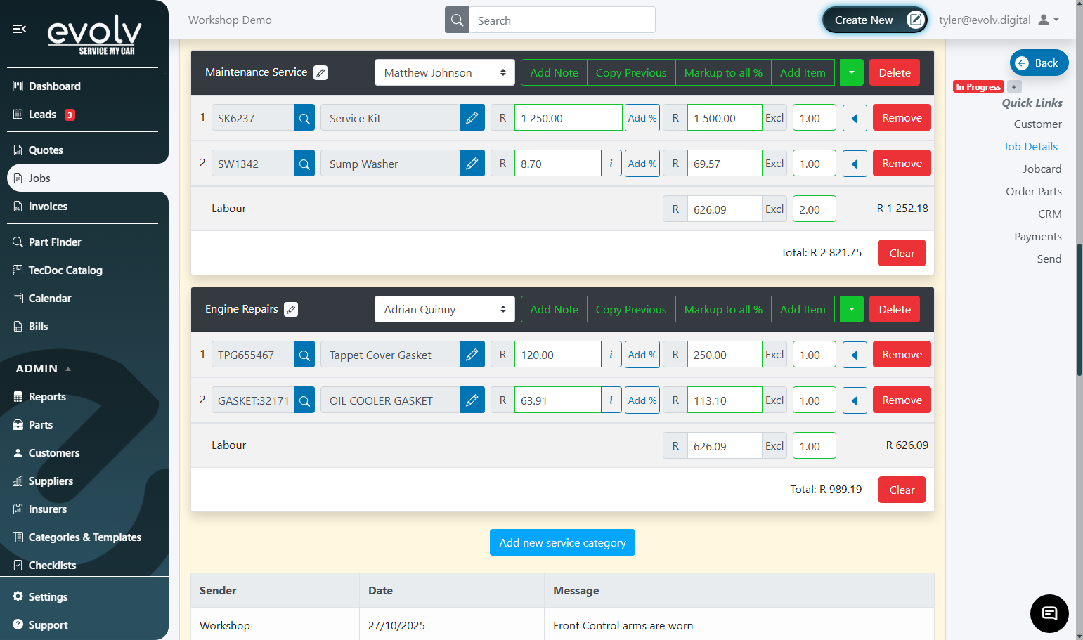 Edit an Invoice
