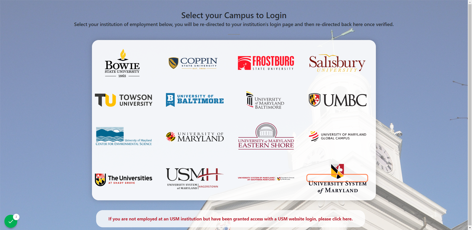 Choose your campus