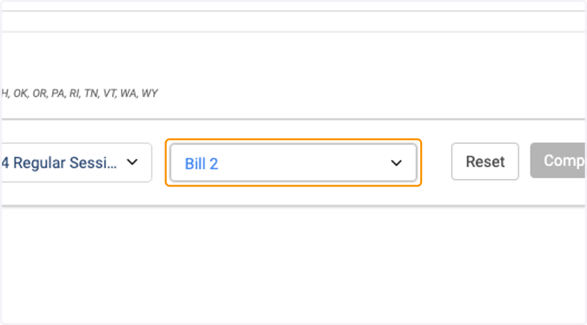 Select the second bill (and version)